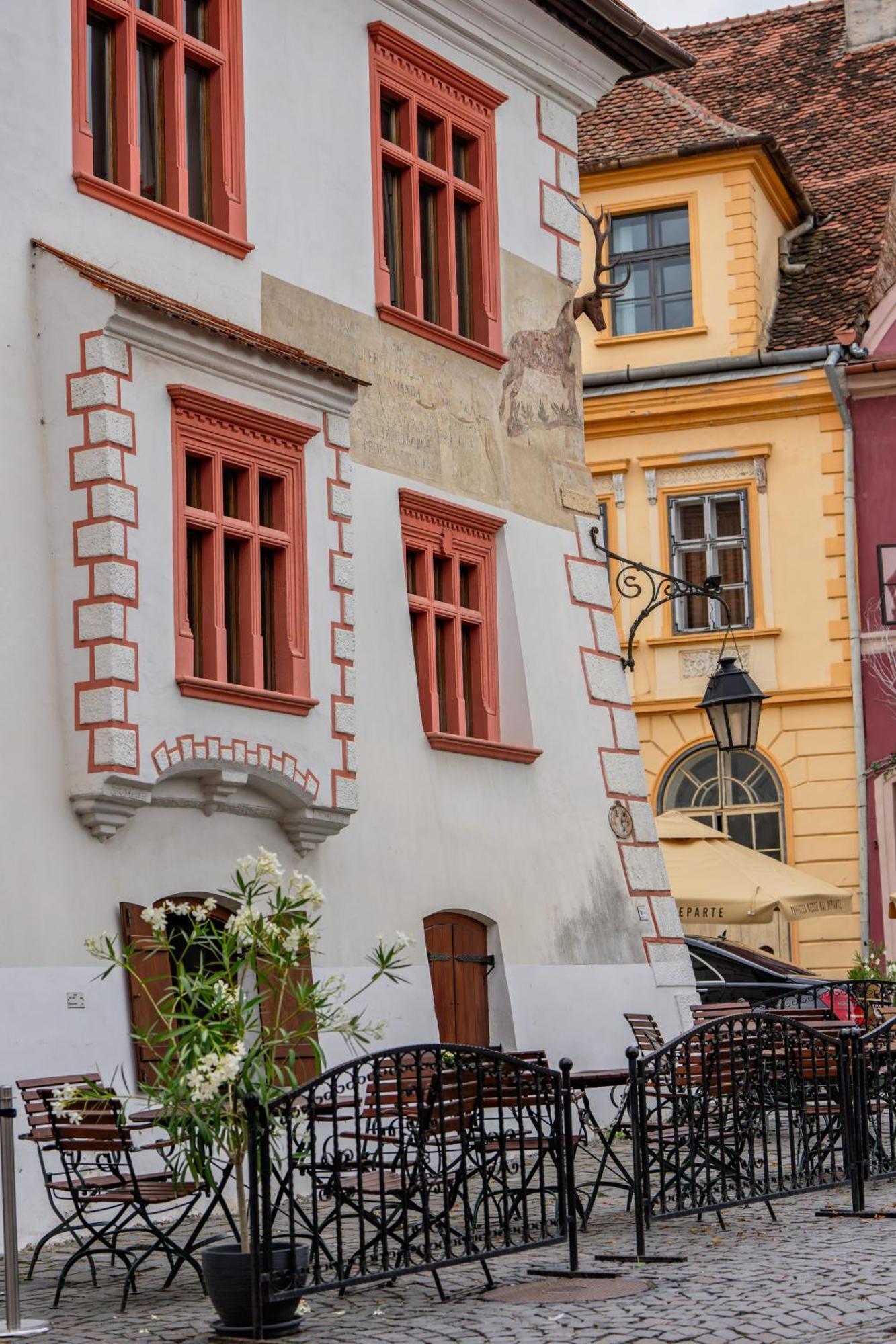 Casa Cu Cerb Hotel Sighisoara Ngoại thất bức ảnh