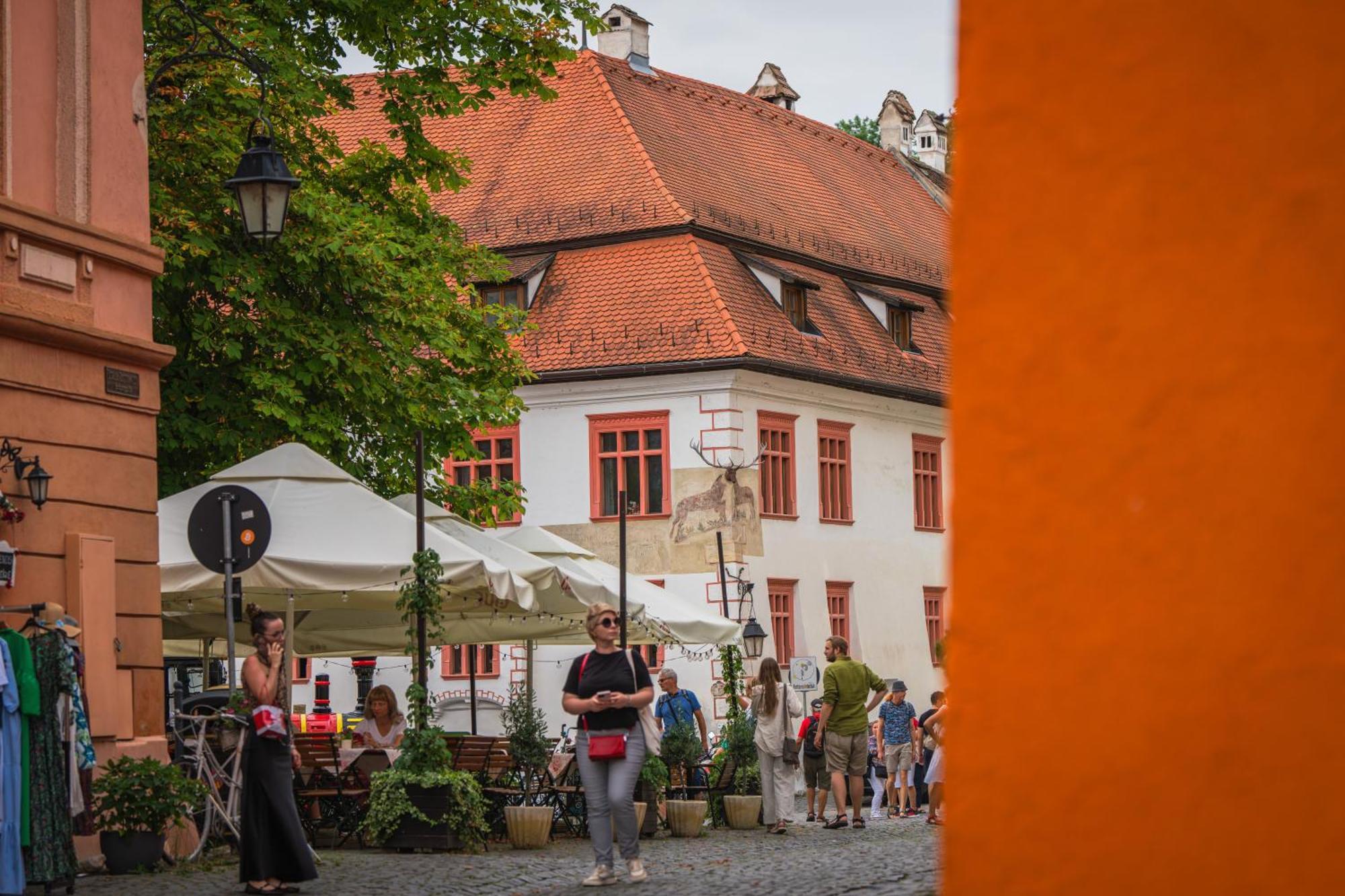 Casa Cu Cerb Hotel Sighisoara Ngoại thất bức ảnh