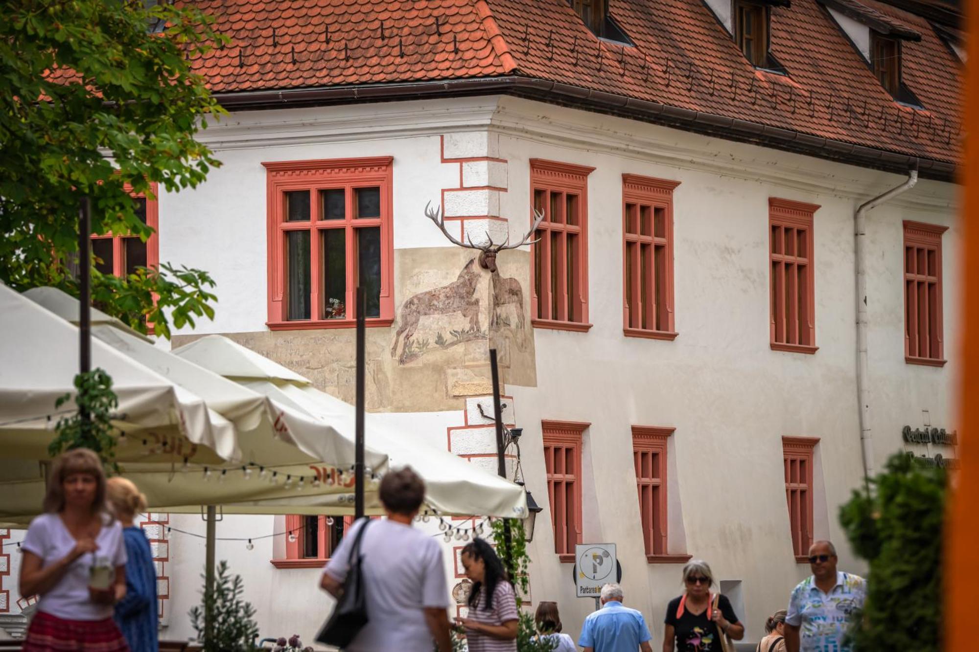Casa Cu Cerb Hotel Sighisoara Ngoại thất bức ảnh