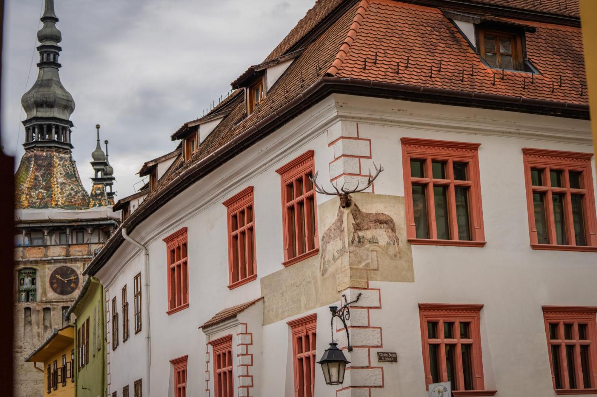 Casa Cu Cerb Hotel Sighisoara Ngoại thất bức ảnh