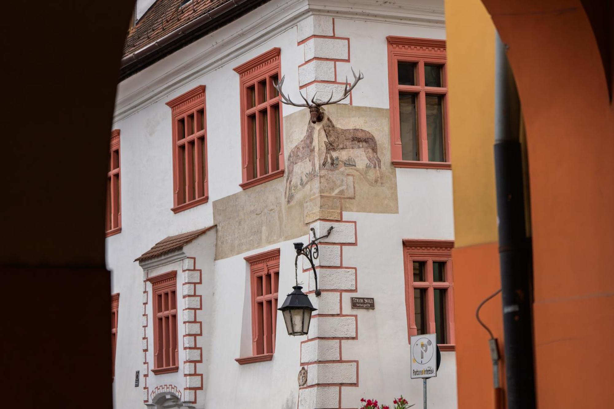 Casa Cu Cerb Hotel Sighisoara Ngoại thất bức ảnh